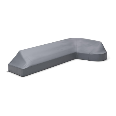 Donato beschermhoes lounge chaise longue links + 3-zit - L1: 413 cm x L2: 204 cm x B: 97 cm x H: 68 cm