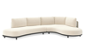 Chaise longue links + 2-zit organisch