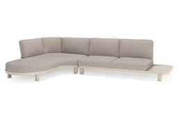 Chaise longue droite + 2-pl