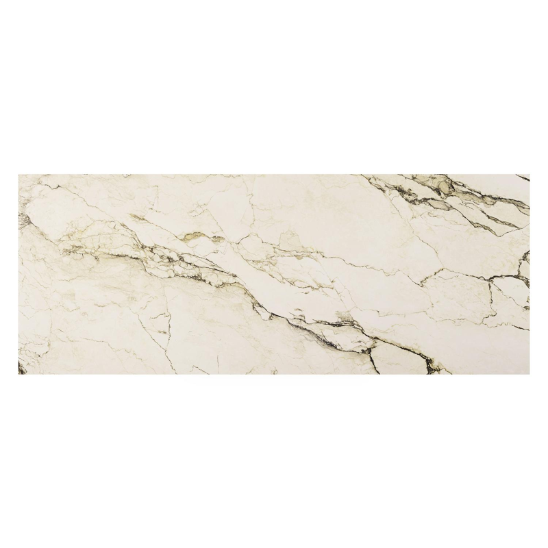 Cesano tuintafel rechthoekig in wit aluminium en volkeramiek colorado dunes - L 280 x B 110 x H 75 cm