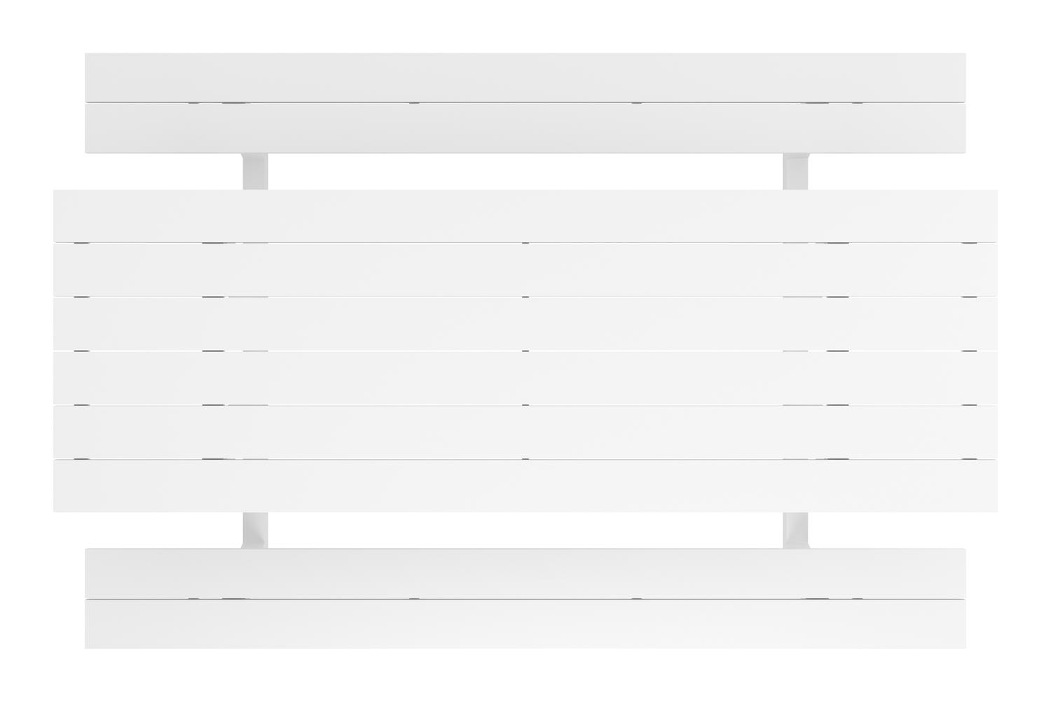 Felino picknicktafel in wit aluminium - L 260 x B 176 x H 76 cm