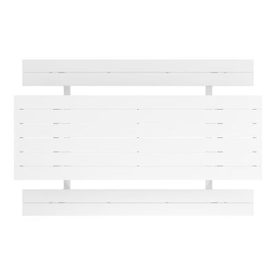 Felino picknicktafel in wit aluminium - L 260 x B 176 x H 76 cm