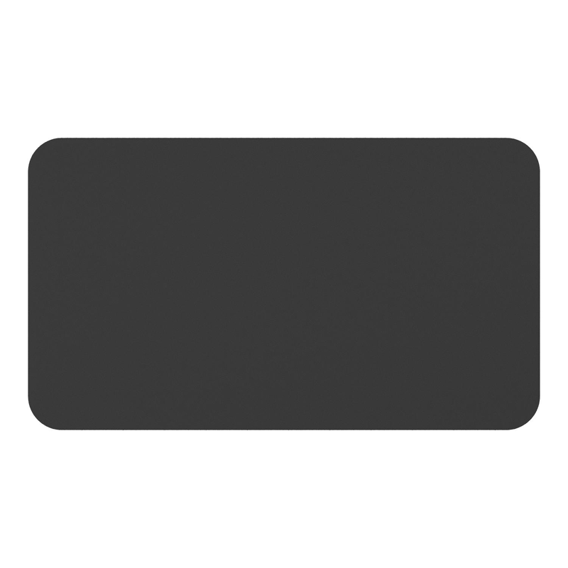 Orso tuintafel rechthoekig afgerond in zwart aluminium - L 140 x B 80 x H 74.5 cm