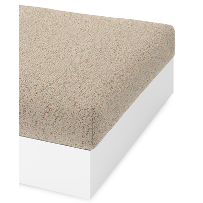 Como poef in wit aluminium met bora jungle all weather cosytica kussen