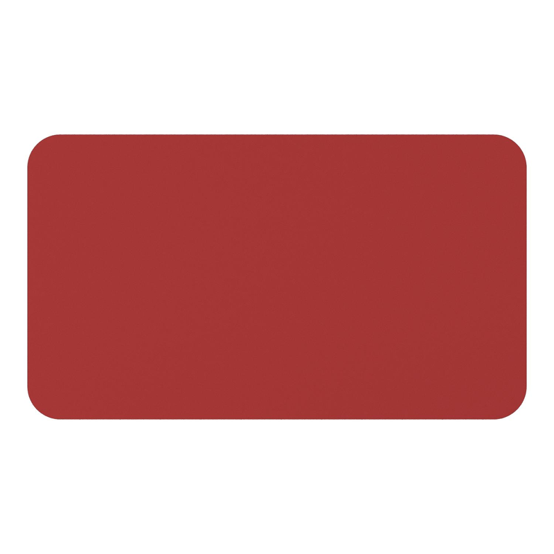 Table de jardin rectangulaire Orso arrondie en aluminium ruby - Lg. 140 x Lrg. 80 x Haut. 74,5 cm