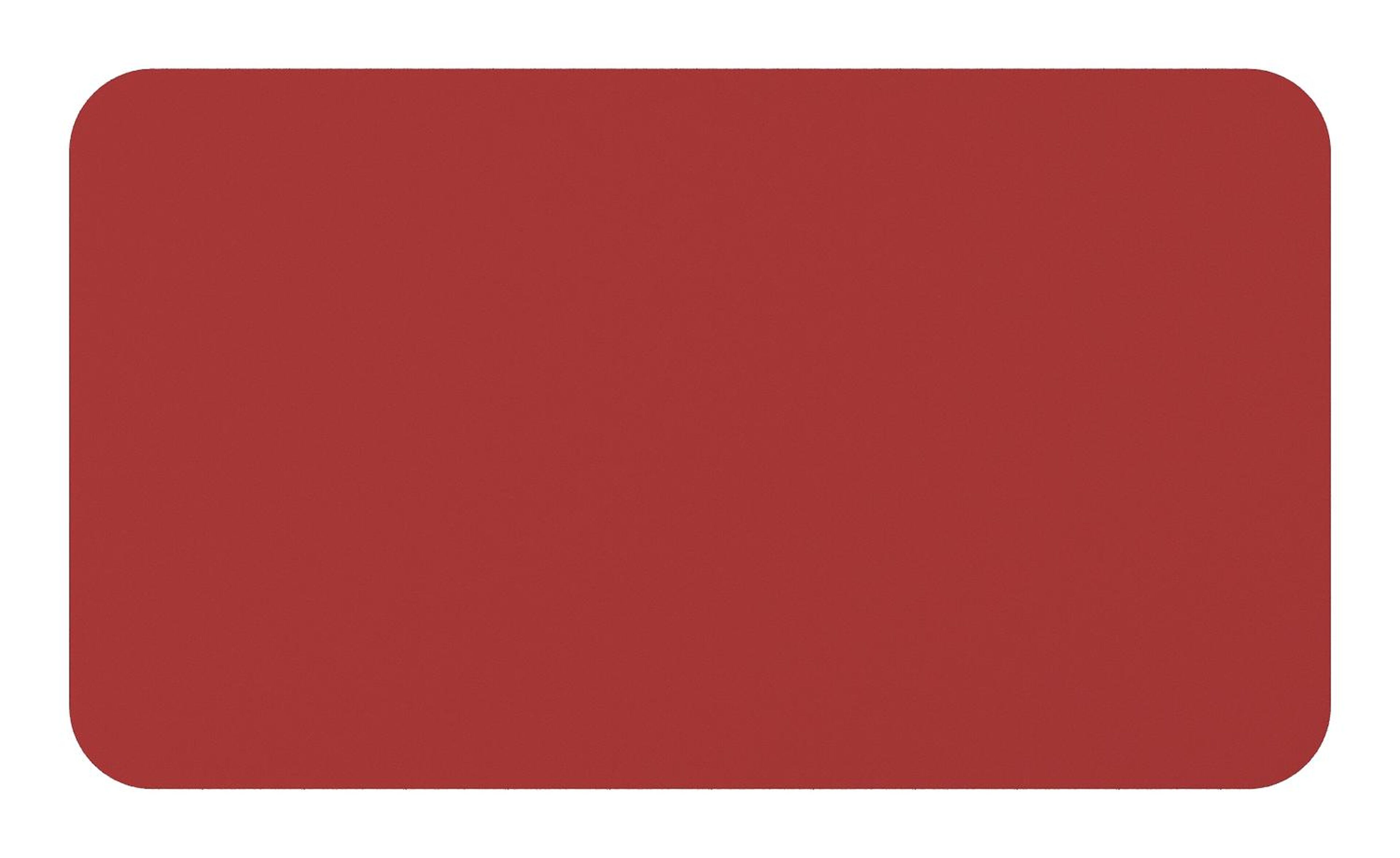 Table de jardin rectangulaire Orso arrondie en aluminium ruby - Lg. 140 x Lrg. 80 x Haut. 74,5 cm