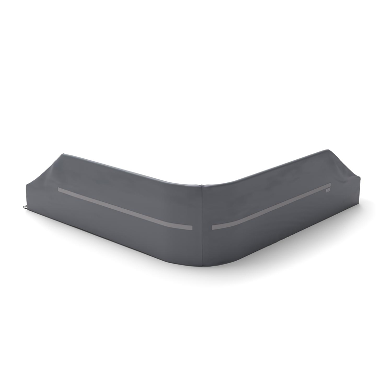 Housse de protection salon de jardin Donato 3-pl gauche + 2-pl - L1: 290 cm x L2: 290 cm x Larg: 88 cm x H: 68 cm