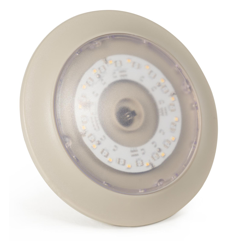 Lampe LED beige pour parasol pendant