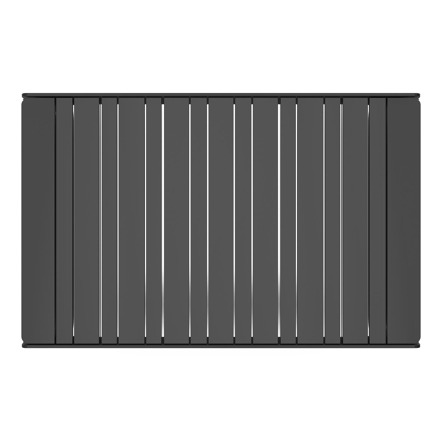 Atessa loungetafel in zwart aluminium - L 117,5 x B 70 x H 30 cm