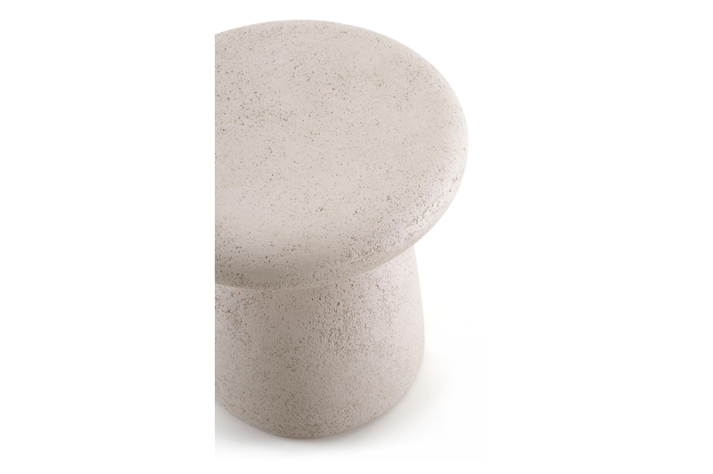 Globo bijzettafel in beige beton beige - Dia. 40 x H 40 cm