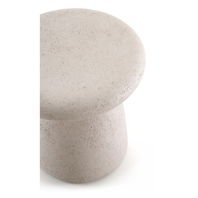 Globo bijzettafel in beige beton beige - Dia. 40 x H 40 cm