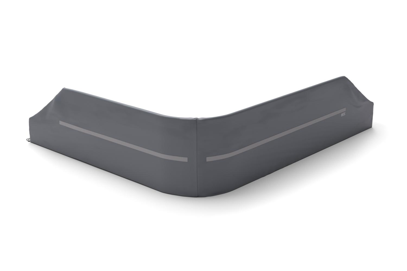 Donato beschermhoes lounge 3-zit rechts + 2-zit - L1: 370 cm x L2: 290 cm x B: 88 cm x H: 68 cm