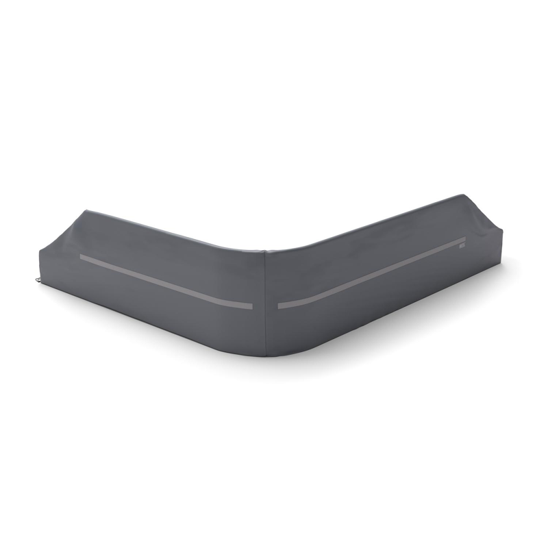 Housse de protection salon de jardin Donato 3-pl droite + 2-pl - L1: 370 cm x L2: 290 cm x Larg: 88 cm x H: 68 cm