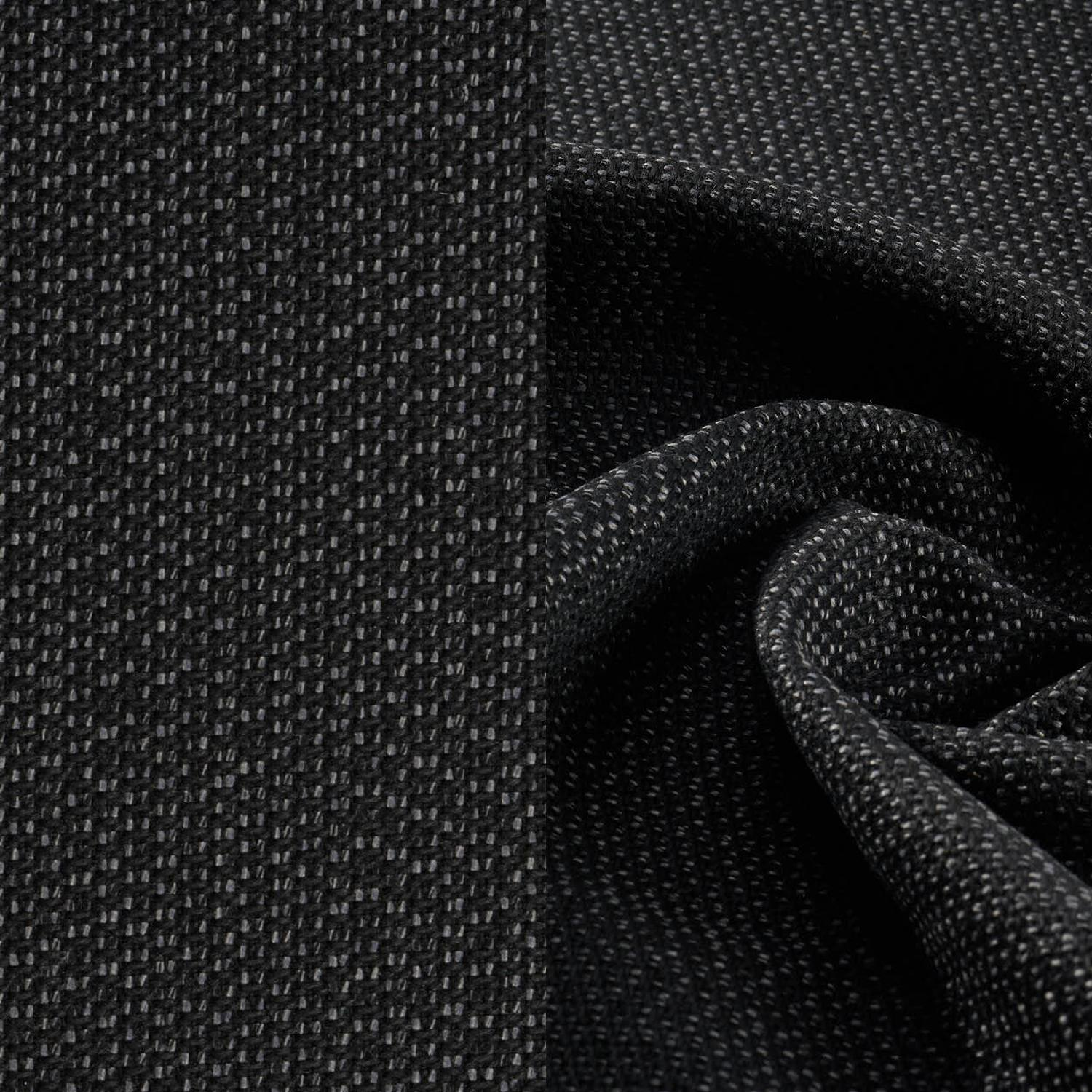 Bomero loungestoel in zwart aluminium met lopi baribal all weather sunbrella® luxe kussen