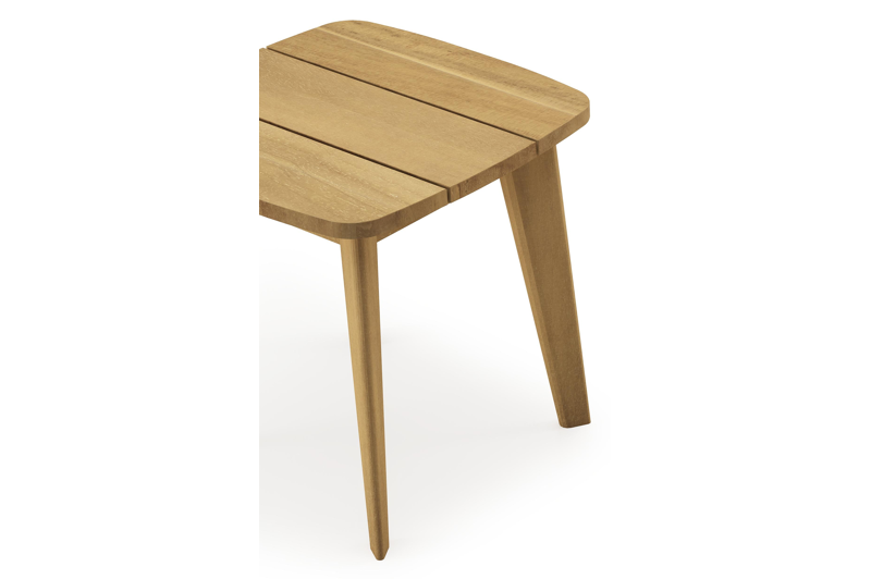 Lacrima bijzettafel in teak - L 45 x B 45 x H 45 cm