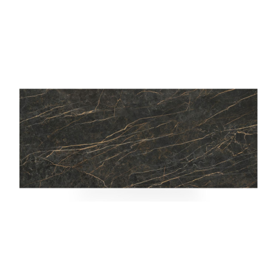 Pagino tuintafel in zwart aluminium en volkeramiek black obsession - L 240 x B 100 x H 74,5 cm