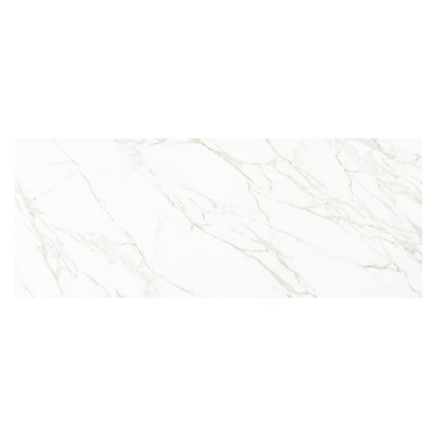 Cirello tuintafel in wit aluminium en volkeramiek calacatta - L 280 x B 110 x H 75 cm