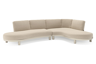 Chaise longue links + 2-zit organisch