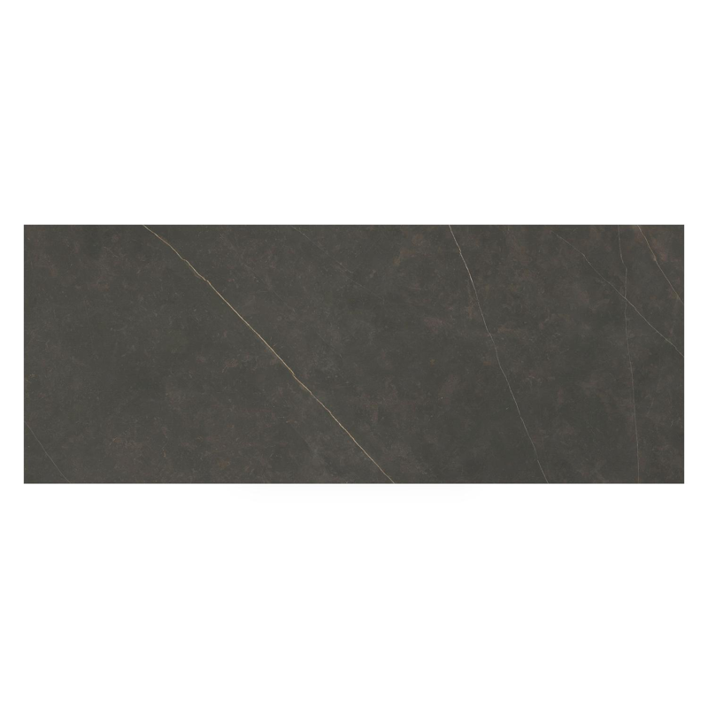 Table de jardin Cirello en aluminium noir et céramique pleine calatorao - Lg 280 x Larg. 110 x H 75 cm