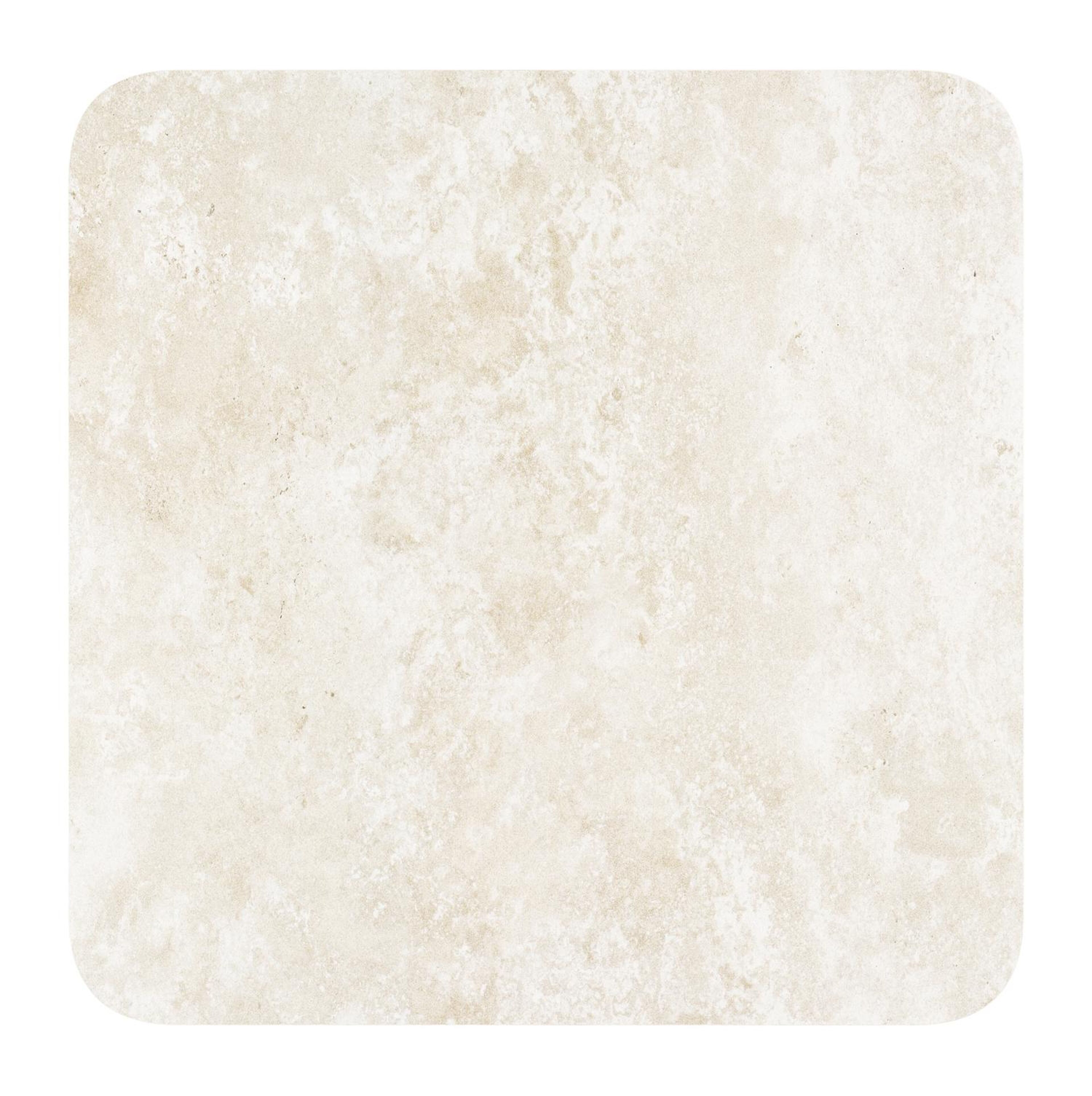 Fano kantelbare tuintafel afgerond vierkant in zwart aluminium en volkeramiek Rapolano - L 80 x B 80 x H 73 cm