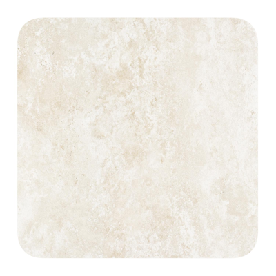 Table de jardin inclinable Fano carré arrondi en aluminium noir et céramique pleine Rapolano Lg. 80 x Lrg. 80 cm