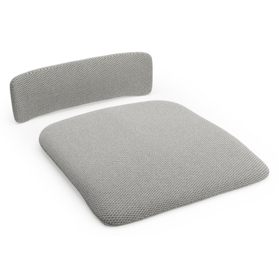 Coussin de chaise (siège et dos) Donato en all weather sunbrella® luxe lopi ash