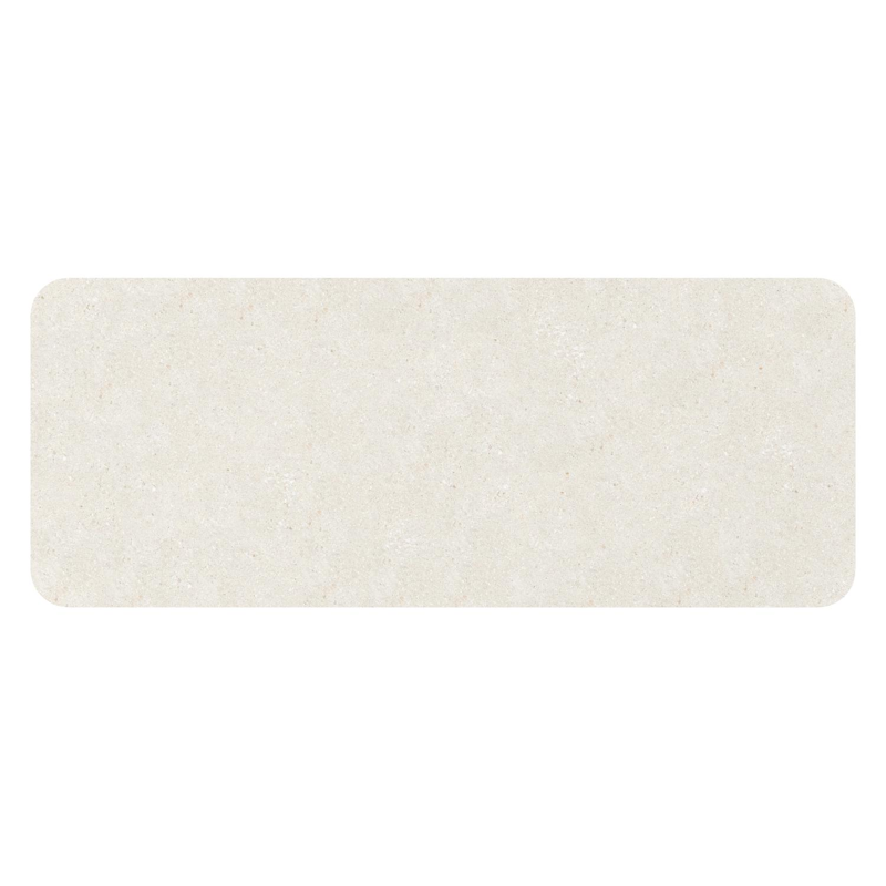 Orso tuintafel rechthoekig afgerond in beige aluminium en volkeramiek Shilin - L 200 x B 80 x H 74.5 cm