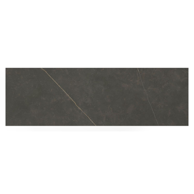 Verato bartafel in zwart aluminium en volkeramiek calatorao - L 220 x B 70 x H 106 cm