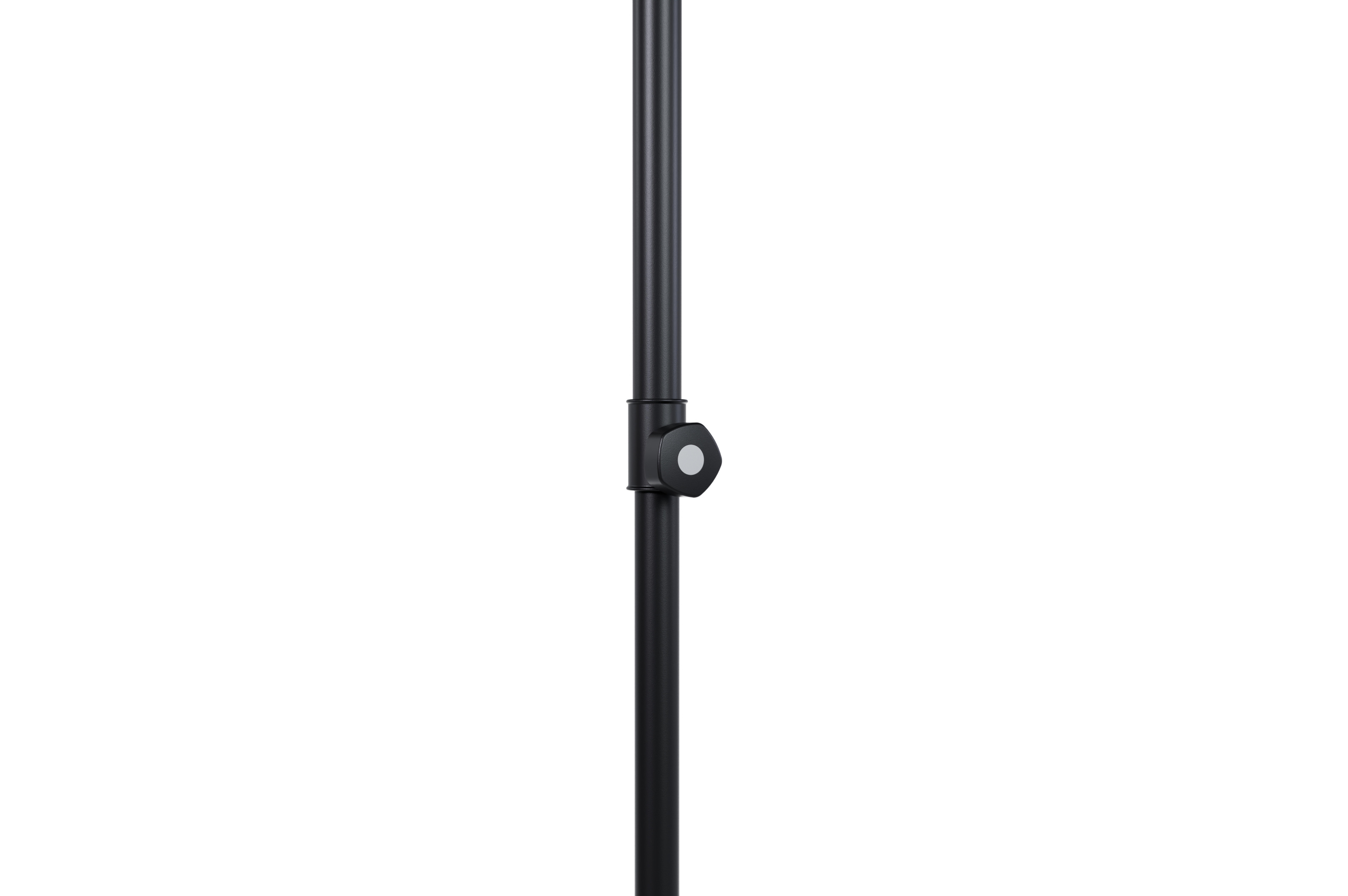 Umbria staanparasol in zwart aluminium met zwart all weather sunbrella® premium parasoldoek - Dia. 250 cm (zonder voet)