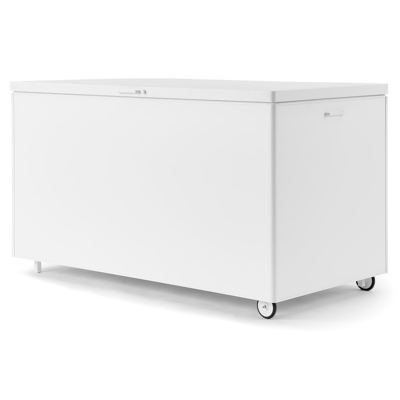 Kussenbox aluminium wit B 164 x D 84 x H 99 cm