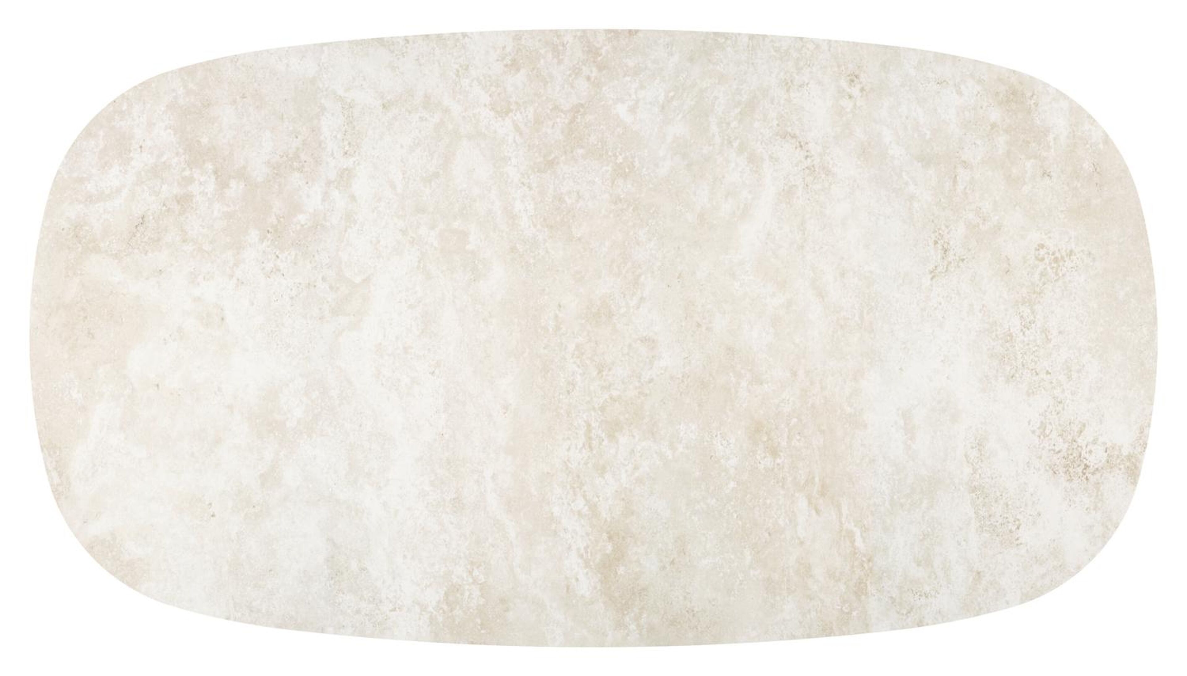 Amico tuintafel bombo xl in beige aluminium en volkeramiek Rapolano - L 270 x B 148 x H 74 cm