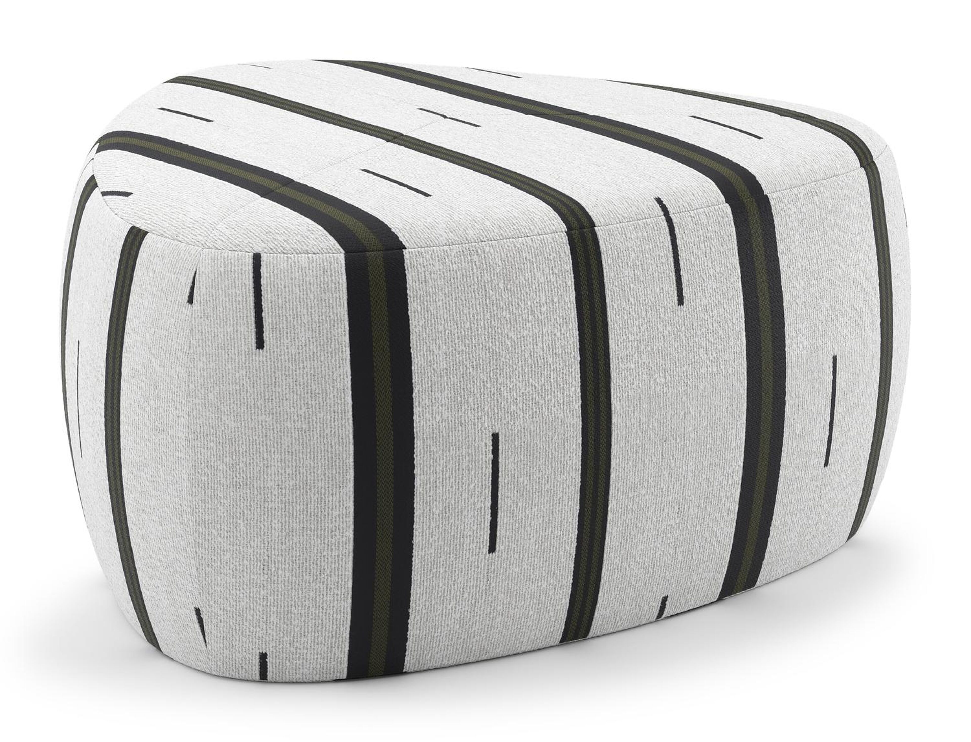 Masso poef in khaima moringa all weather sunbrella® luxe - B 60 x D 60 x H 35 cm