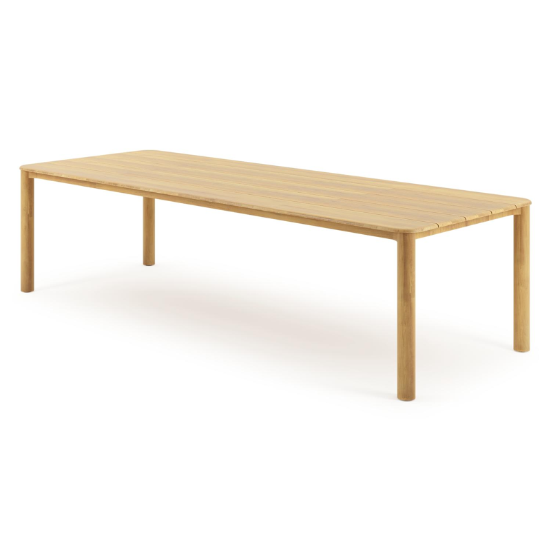 Orso tuintafel rechthoekig afgerond in teak - L 290 x B 110 x H 75 cm