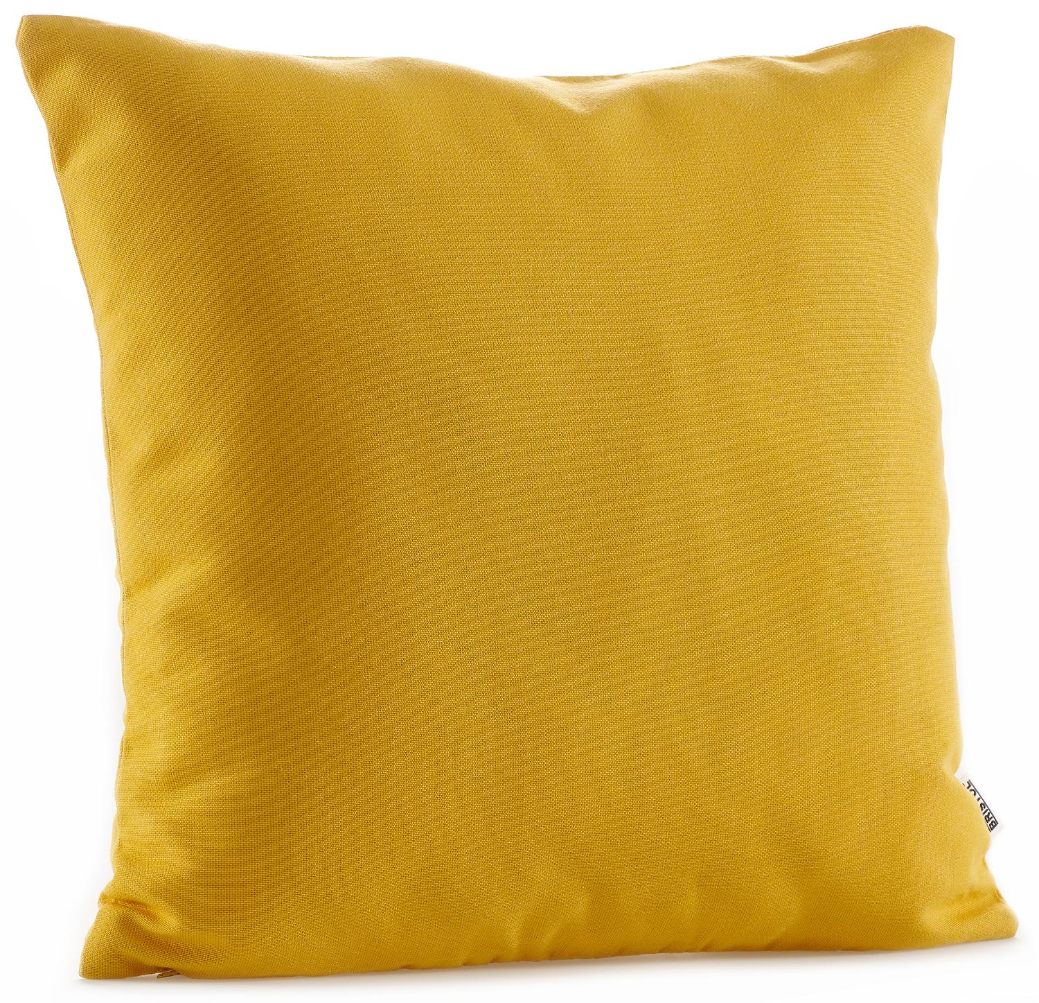 Coussin déco 55 x 55 cm en all weather sunbrella® luxe solid mimosa