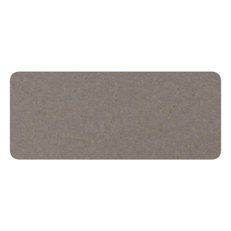 Table de jardin Orso rectangulaire arrondi en aluminium blanc et céramique pleine Wulong - Lg. 240 x Lrg. 100 x Haut. 73.5 cm