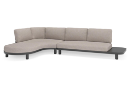 Chaise longue rechts + 2-zit