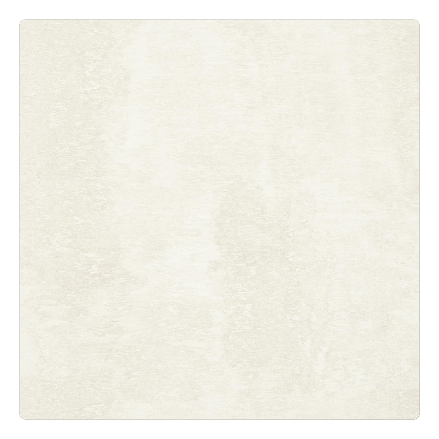 Table de basse Tolosa en aluminium beige et sintered stone beige - Lg. 90 x Lrg. 90 x Haut. 38 cm