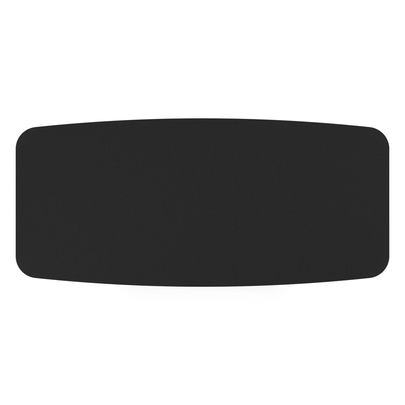 Table de jardin Donato en aluminium noir et céramique pleine nero black - Lg 255 x Larg. 115 x H 74 cm