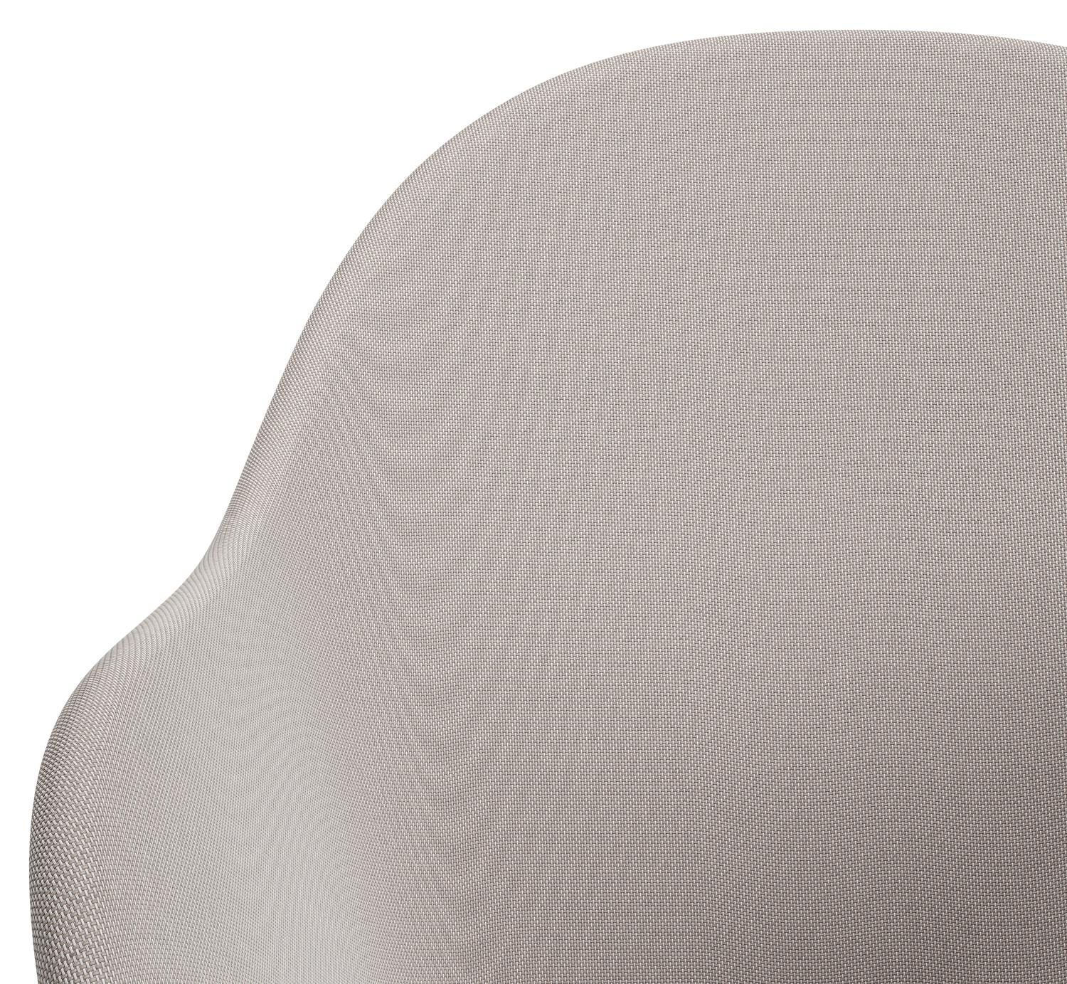 Cesano tuinstoel in zwart aluminium en beige dubbele textilene