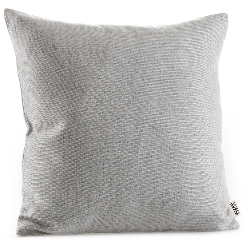 Sierkussen 55 x 55 cm in all weather sunbrella® luxe natte grey chine