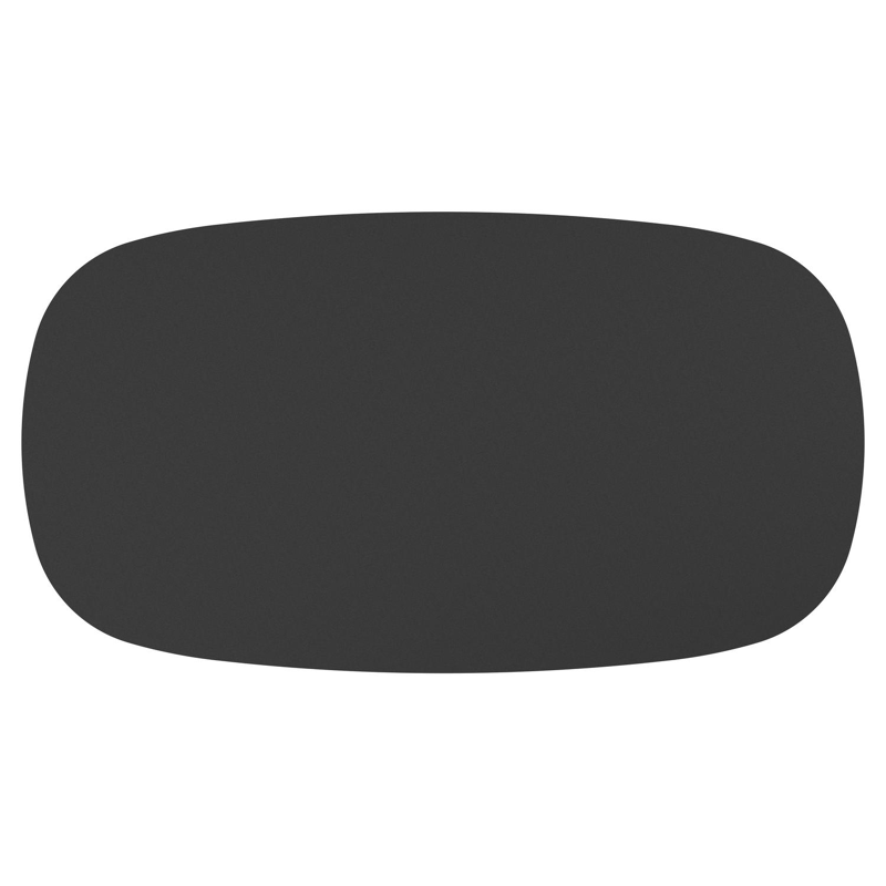 Amico tuintafel bombo xl in wit aluminium en volkeramiek Nero Black - L 270 x B 148 x H 73.5 cm