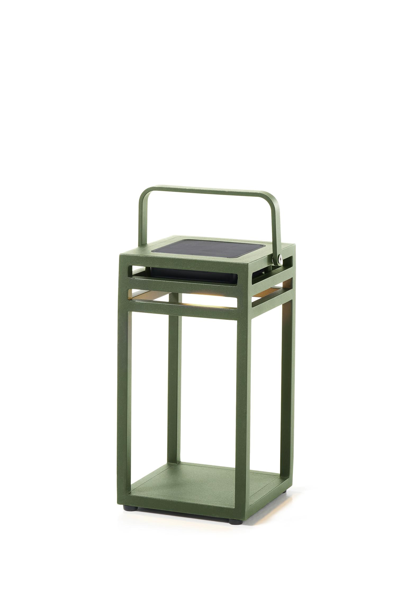 Vesper lamp groen 28 cm