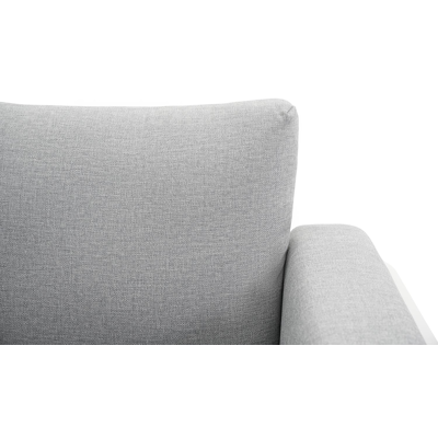 Mosa loungehoek in wit aluminium met grijs weather+ softtouch kussens