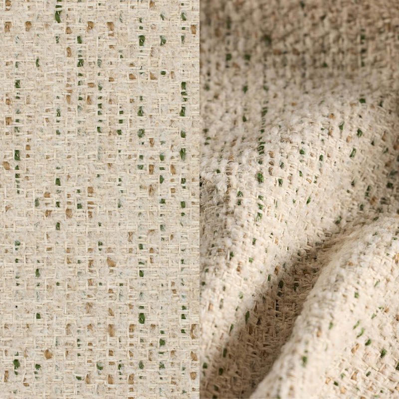 Salon de jardin d'angle Donato en aluminium blanc et coussins en all weather cosytica Bora Forest