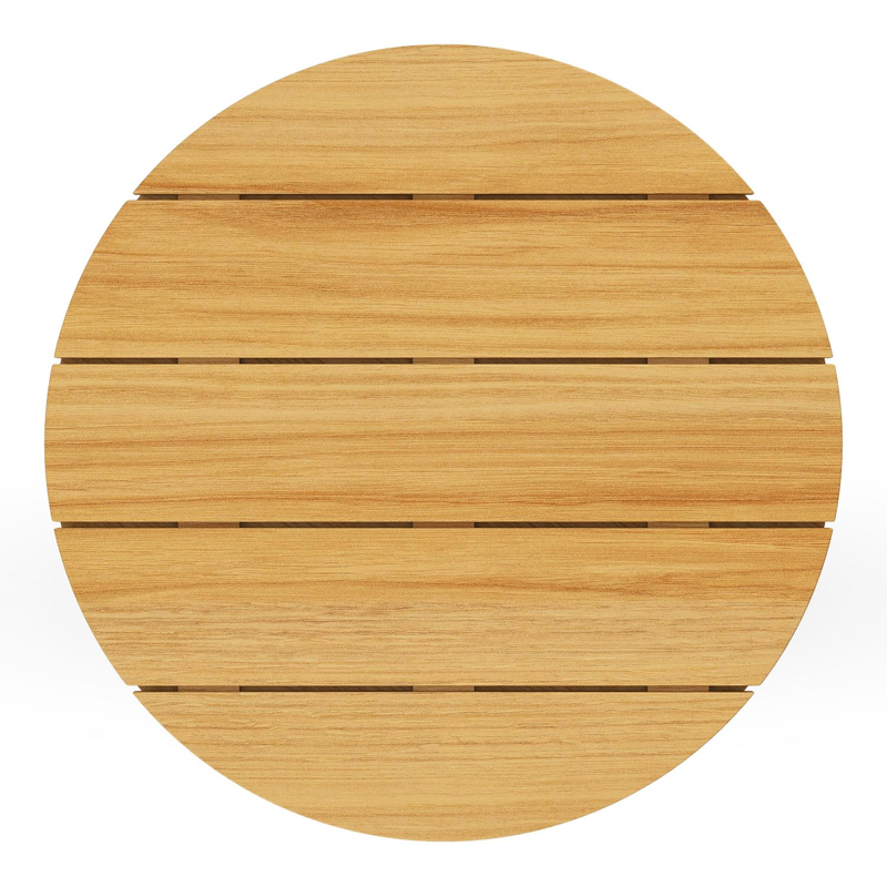 Table basse Bomero en teck - Diam. 65 x  Haut. 27cm