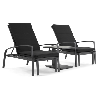 Asti ligbedkussen weather+ softtouch zwart