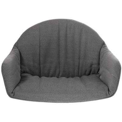 Coussin luxe de fauteuil de jardin Pagino  en all weather sunbrella® luxe lopi shadow