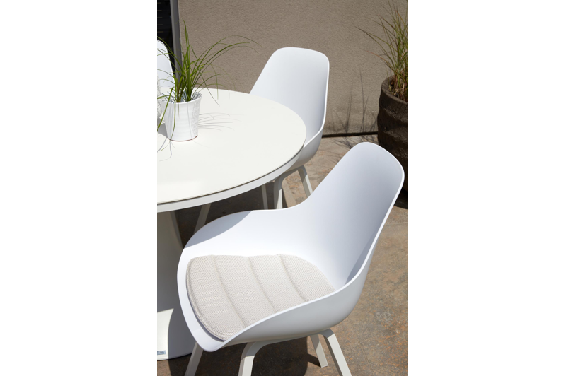 Cesano - Mesa stoelkussen in all weather sunbrella® luxe lopi marble