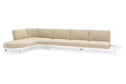 Chaise longue rechts + 3-zit