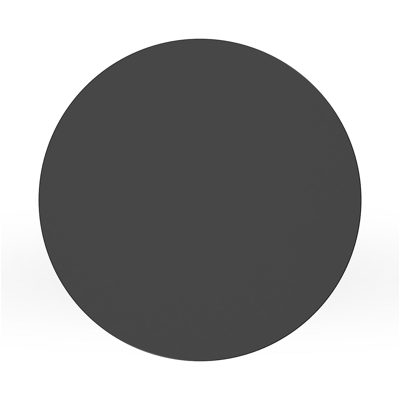 Bomero bijzettafel in zwart aluminium - Dia. 48 x H 50 cm